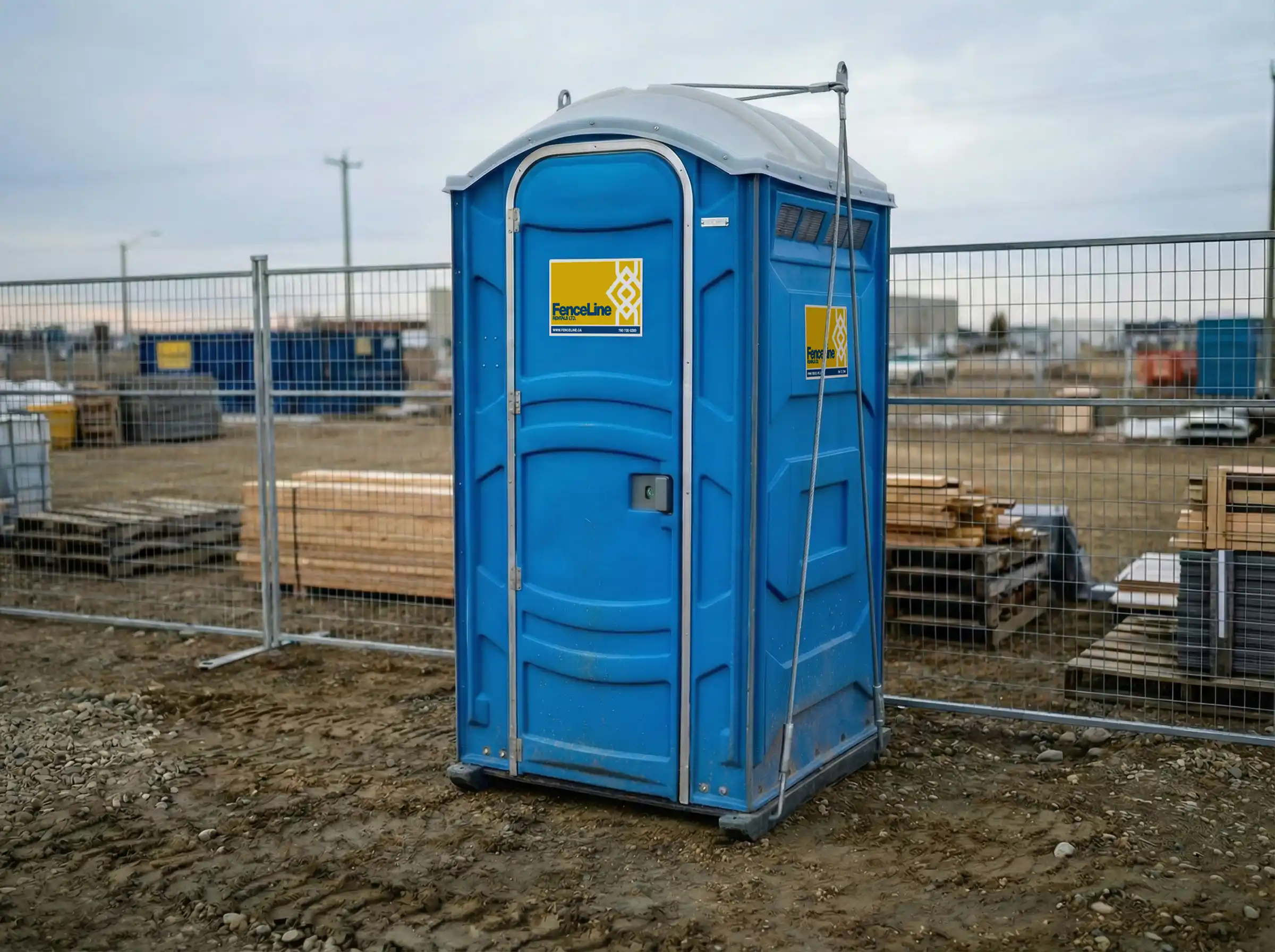Crane unit toilets designed for high rise builds and elevated work.