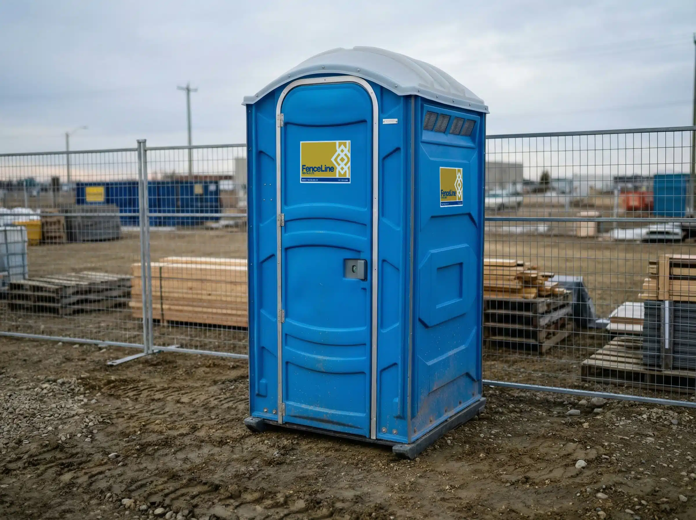 Standard toilet, best for general construction, small events, and short-term setups needing dependable sanitation.
