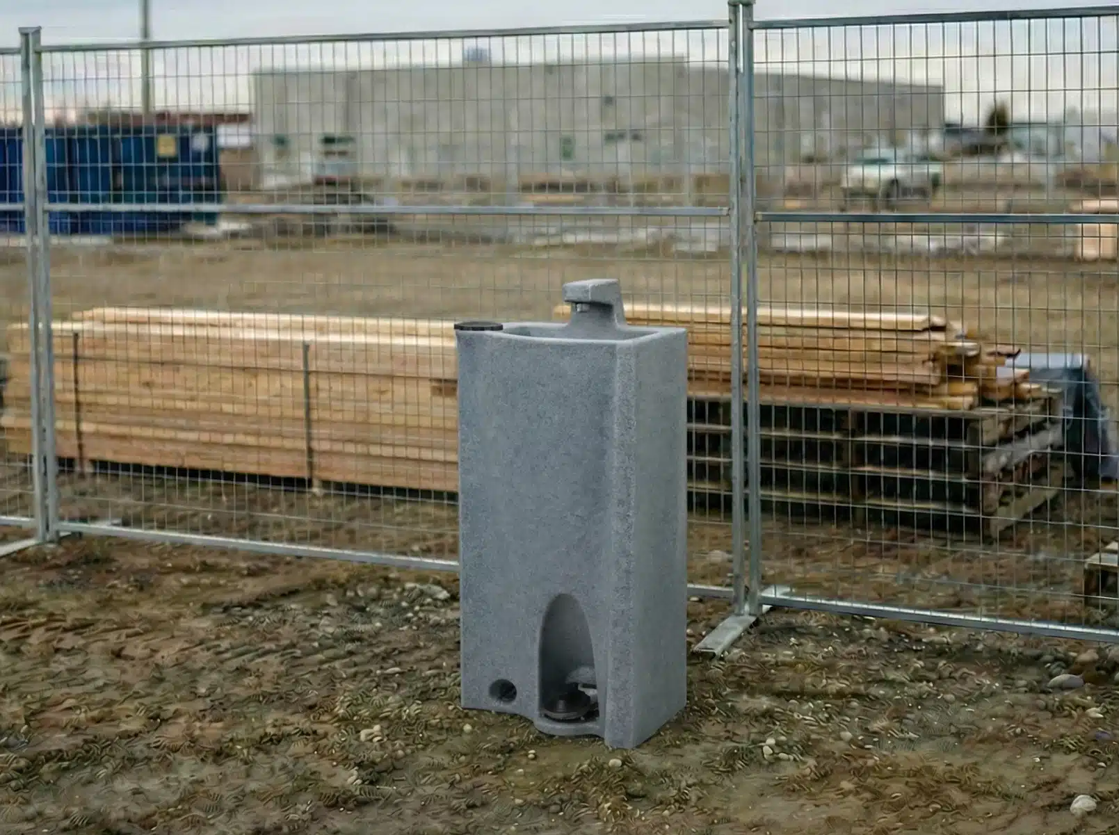 Corner single handwash station