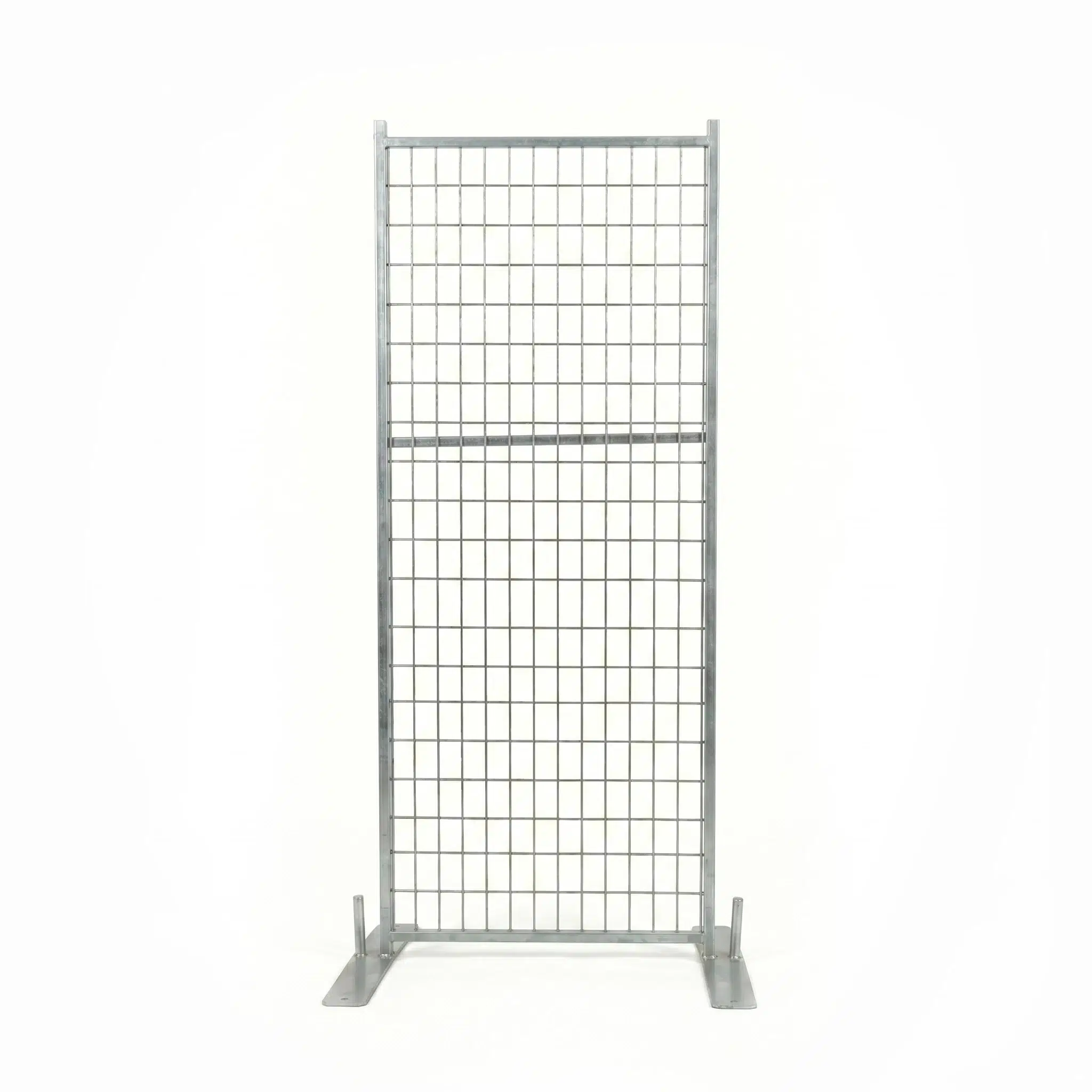 Temporary fence panel heavy duty galvanized 6x2