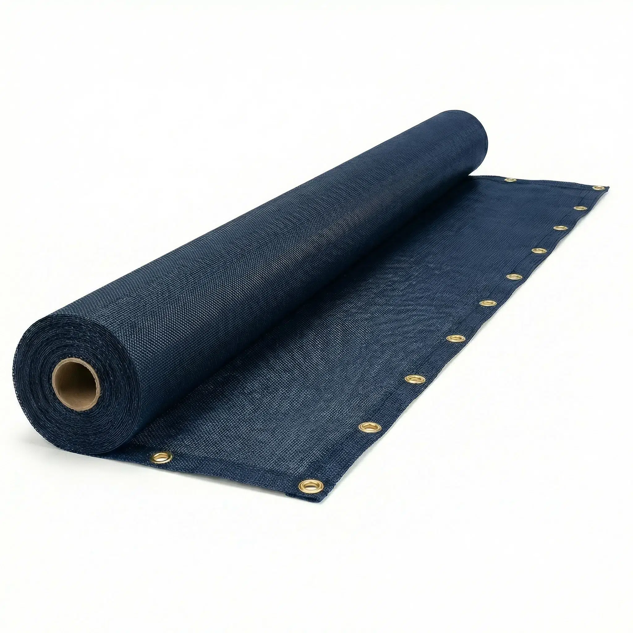 Temporary fence panel privacy mesh scrim blue